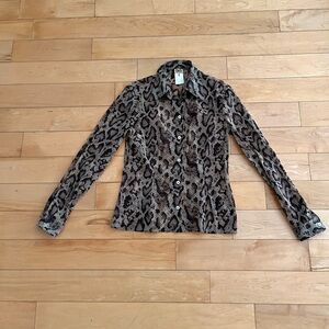 Dolce & Gabbana Snake Print Blouse